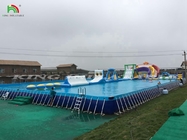 Inflatable Water Slide Park Outdoor Bounce House With Water Pool Park