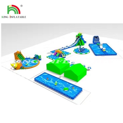 Commercial Outdoor Pool Inflatable Water Park Game With Water Purification System Inflatable Aqua Water Park