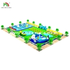 Outdoor Children Water Park Pool Inflatable Water Park Commercial Amusement Park For Kids Jump Fun