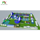 Commercial Floating Inflatable Water 30x40 Meter Inflatable Wate Park Slides Amazuments For Inland Summer Play
