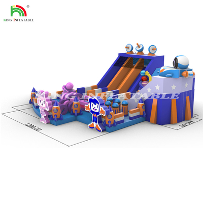 Combination Castle Inflatable Jumping Bouncy Castle Jumper Bouncer Waterslide Bounce House Combo Water Slide