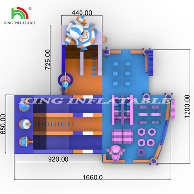 Combination Castle Inflatable Jumping Bouncy Castle Jumper Bouncer Waterslide Bounce House Combo Water Slide