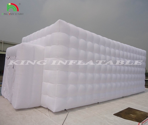 Lighted Giant Inflatable Event Tent Sealed Inflatable Cube Tent Airtight Pvc Party Event Tent