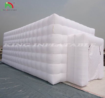 Lighted Giant Inflatable Event Tent Sealed Inflatable Cube Tent Airtight Pvc Party Event Tent