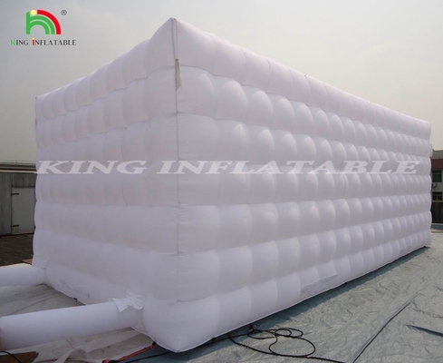 Lighted Giant Inflatable Event Tent Sealed Inflatable Cube Tent Airtight Pvc Party Event Tent