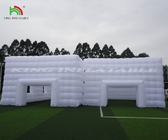 High Quality Led light cube party nightclub tent white inflatable night club for party
