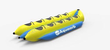 Double Inflatable Banana Boat / Inflatable Fly Fishing Boat With Eight Seats