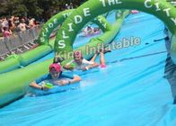 100×3m Giant PVC Tarpaulin Inflatable Slip Slide The City For Adult Inflatable Water Slide