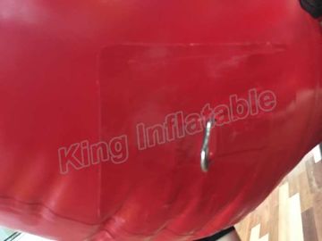 Red Colour Inflatable Fly Fishing Boats With 0.9mm PVC Inflatable Fishing Pontoon Boats