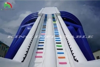 Commercial Large Triple Inflatable Water Slide 3 Lane High Tide Inflatable Water Slide