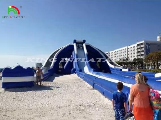 High Quality Large Inflatable Water Slide Huge Triple 3 Lane Inflatable Water Slide for Sale