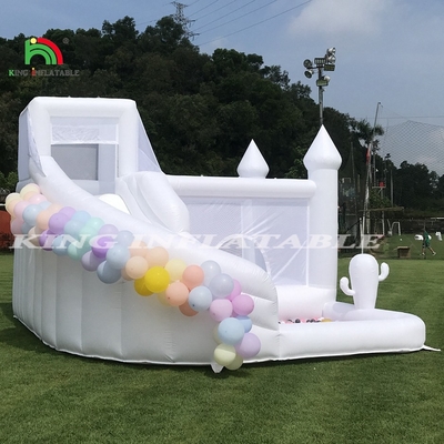 Bouncer Slide Combo Inflatable Bouncy House Castle With Slide and Pool Jumping Castle for Kids Adults