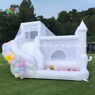 Bouncer Slide Combo Inflatable Bouncy House Castle With Slide and Pool Jumping Castle for Kids Adults