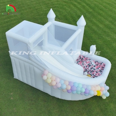 Bouncer Slide Combo Inflatable Bouncy House Castle With Slide and Pool Jumping Castle for Kids Adults