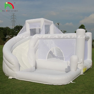 Bouncer Slide Combo Inflatable Bouncy House Castle With Slide and Pool Jumping Castle for Kids Adults