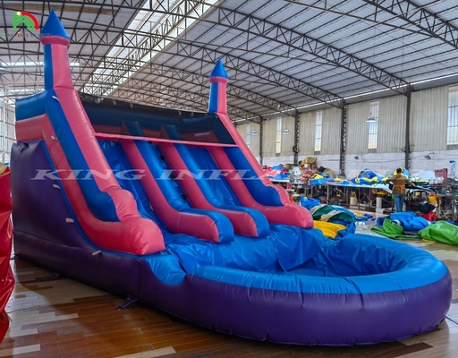 Popular Commercial Inflatable Water Slides with Pool