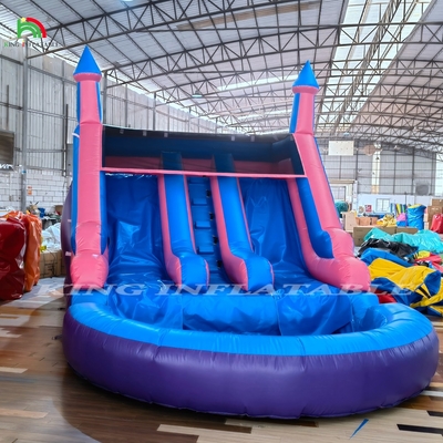 Popular Commercial Inflatable Water Slides with Pool