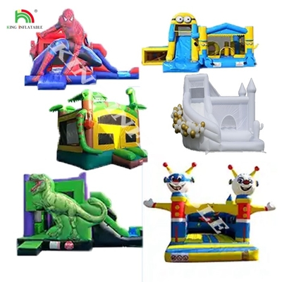 Inflatable Moonwalk Water Jumper Bouncer Moon walk Bouncy Castle Jumping Commercial Rainbow Bounce House Party Rentals