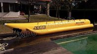 Giant Complete Yellow Inflatable Banana Boats Fly Fishing Boats With CE