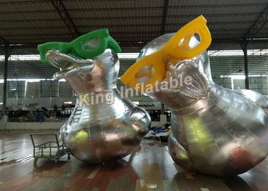 Customized Big Inflatable Duck Character Cartoon / Animal For Advertising