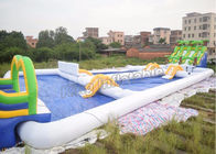 Sealed Type Commercial Inflatable Swimming Pool Water Slides For Kids