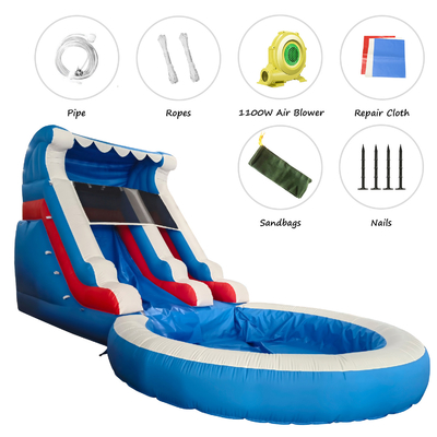 Factory Direct Sales Inflatable Water Slide with Pool Water Slides Inflatable for Adults and Kids
