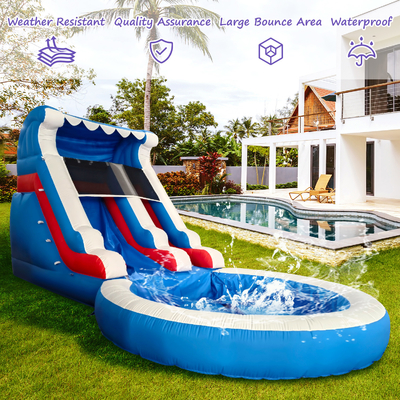 Factory Direct Sales Inflatable Water Slide with Pool Water Slides Inflatable for Adults and Kids