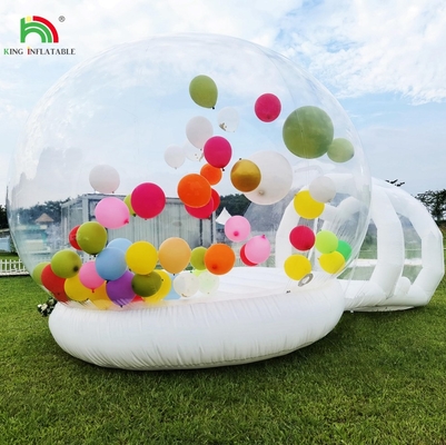 High Quality Commercial Balloon Inflatable Bubble House Tent with Bouncing Bottom for Patty