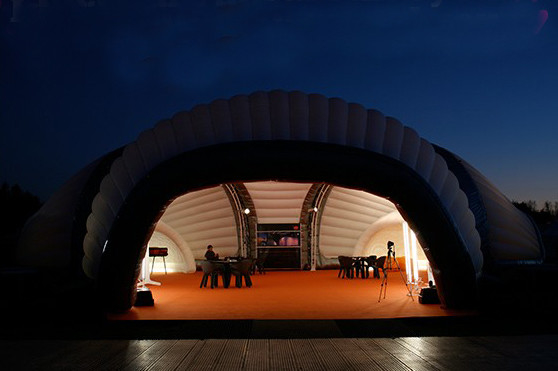 Inflatable Outdoor Camping Tent With LED Light Strip