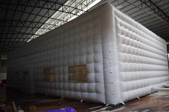 Outdoor White Pvc Inflatable Night-Club Inflatable Night Club Wedding Events Party Cube Tent For Sale