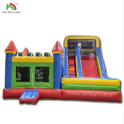 Wholesale Inflatable Castle With Water Slide Dry And Wet Combo Custom Inflatable Bounce House