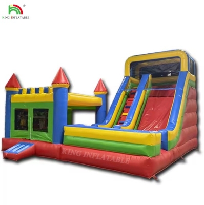 Wholesale Inflatable Castle With Water Slide Dry And Wet Combo Custom Inflatable Bounce House