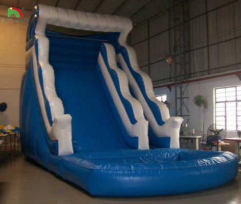 Amusement Park Inflatable Slide For The Pool Inflatable Bouncer Water Slide With Blower