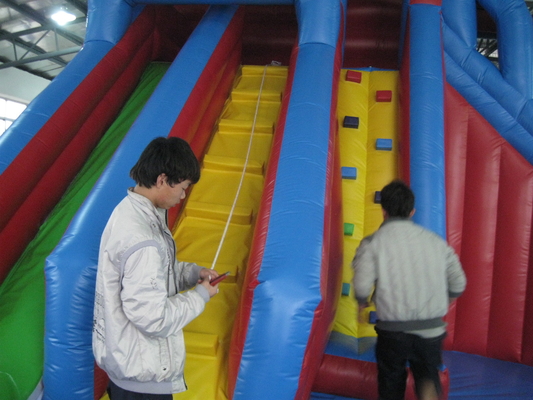 Double Lanes Accommodate Many People Small Or Big Full Size Jumbo Water Slide Inflatable Bounce