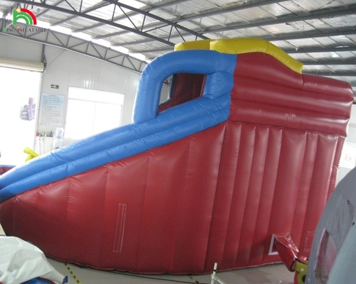 Double Lanes Accommodate Many People Small Or Big Full Size Jumbo Water Slide Inflatable Bounce