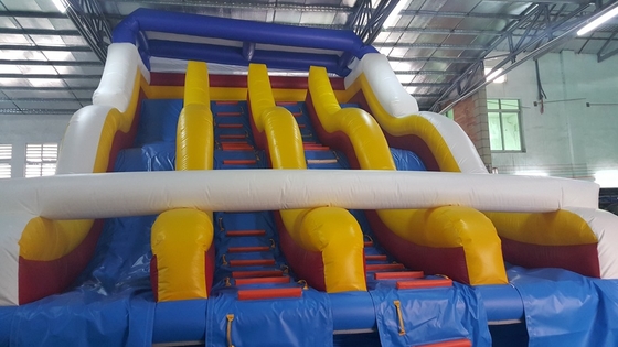 High Quality Wet Inflatable Water Slide Water Pool Slide With Best Plato Tarpaulin Quality