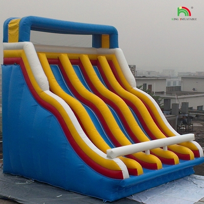 High Quality Wet Inflatable Water Slide Water Pool Slide With Best Plato Tarpaulin Quality
