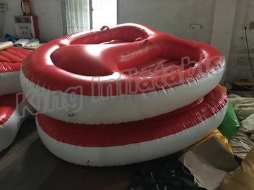 Screen Printing Inflatable Water Toy , 4m Diameter 2 Seats PVC Inflatable Boat