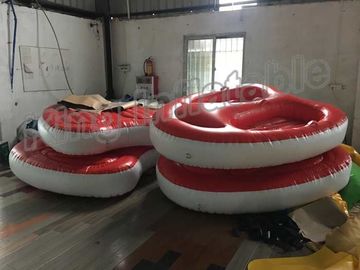 Screen Printing Inflatable Water Toy , 4m Diameter 2 Seats PVC Inflatable Boat