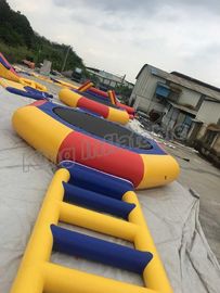 PVC Inflatable Water Parks / Inflatable Water Trampoline And Slide For Family