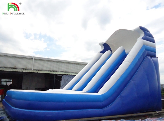 High Quality Curve Double Lane Blow up Kids Inflatable Water Slide