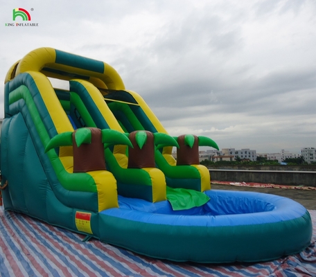 Cheap Price Commercial Grade PVC Inflatable Water Slides with Pool
