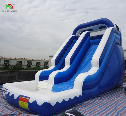 Commercial Giant Water Slide Inflatable Kids Outdoor Inflatable Water Slide with Pool