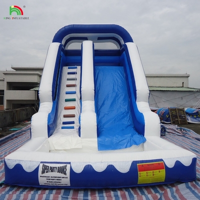 Commercial Giant Water Slide Inflatable Kids Outdoor Inflatable Water Slide with Pool