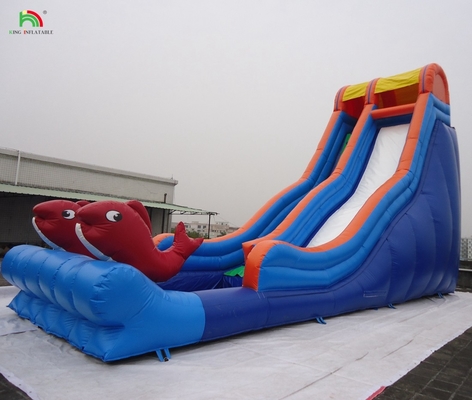 Amusement Park Top Quality Inflatable Wave Water Wet Slide for Rental Business