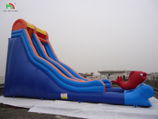 Amusement Park Top Quality Inflatable Wave Water Wet Slide for Rental Business