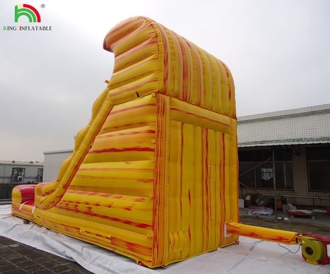 Outdoor Backyard Kids Wet Bounce House Water Slide Jumpers Tropical Inflatable Commercial Water Slide