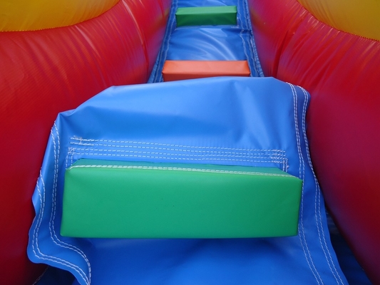 Inflatable Water Pool Red Closed Double Slides Children Bounce House Commercial Water Closed Slide Swimming Pool