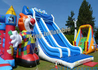Giant Wave Blow Up Dry Slide 21 Feet High Blue / White With 2 Years Guarantee