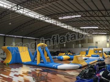 Giant Inflatable Water Parks , Inflatable Aqua Park Equipment  For Adults And Kids